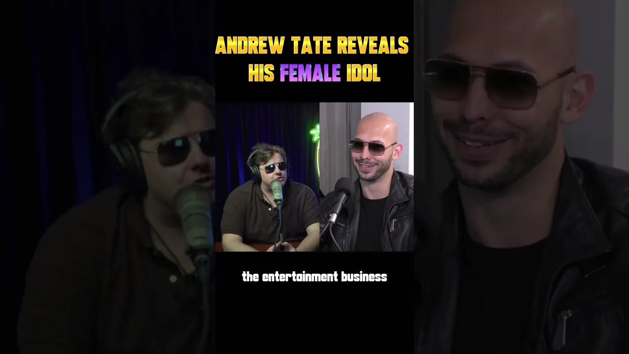 Andrew Tate Reveals His Secret Idol #andrewtate #timdillon #jre #adinross #shorts #subscribe