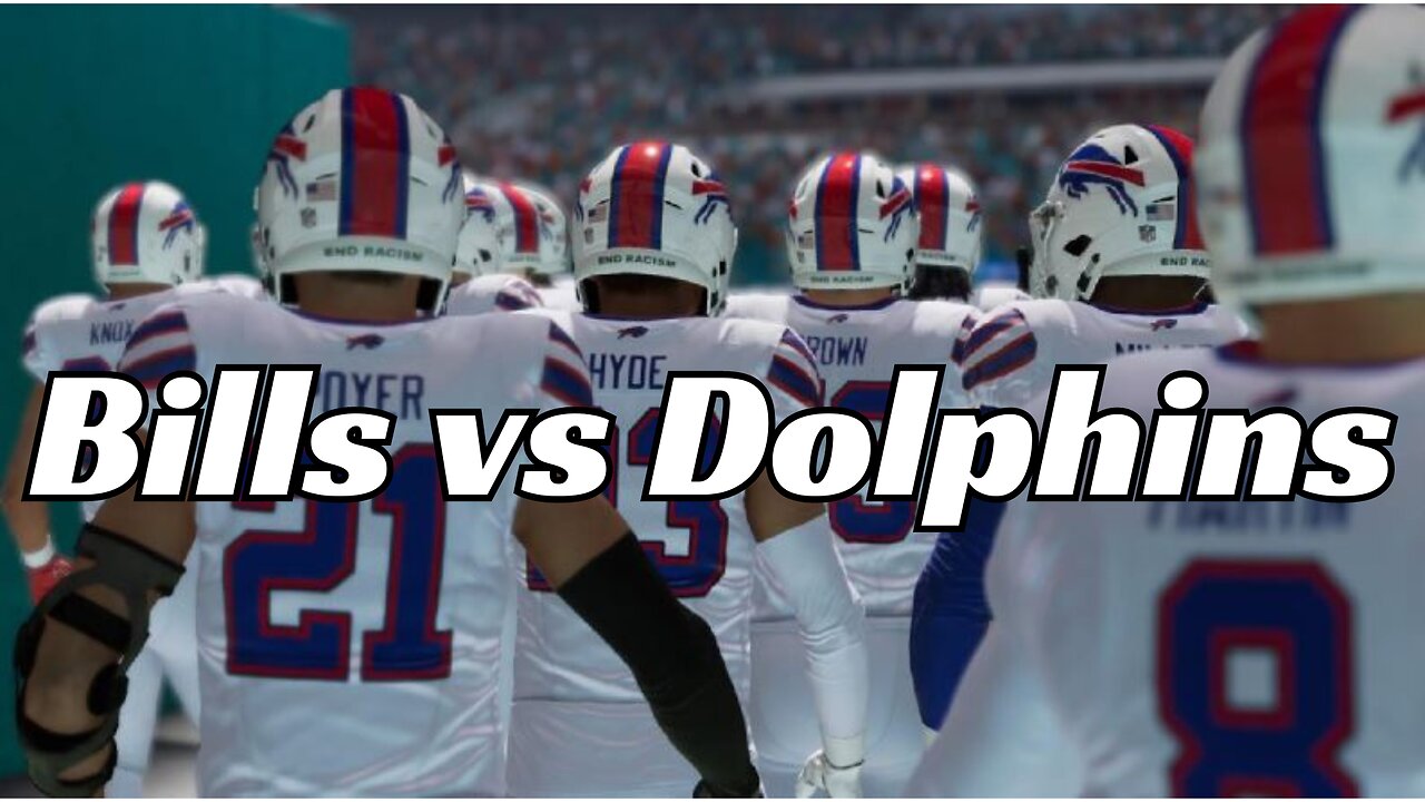 Who WINS? Buffalo Bills vs Miami Dolphins Madden 24 Ai Sim (PS5, HD)