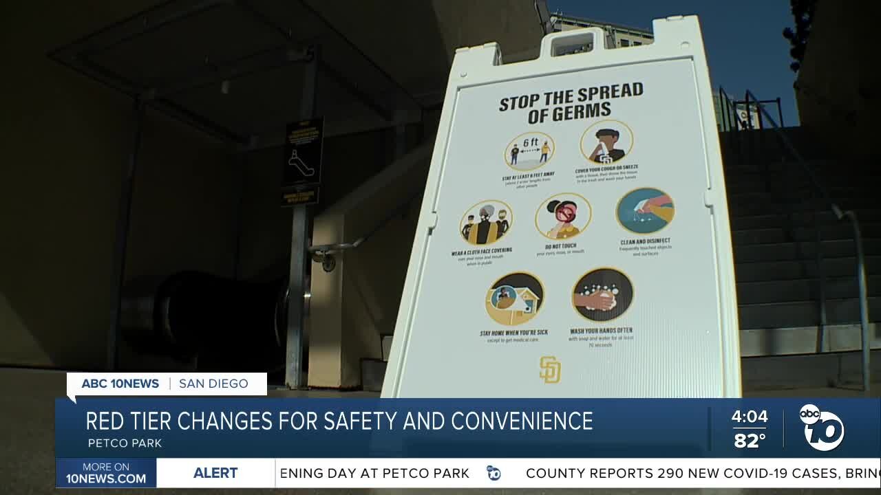 Petco Park introduces changes for safety and convenience