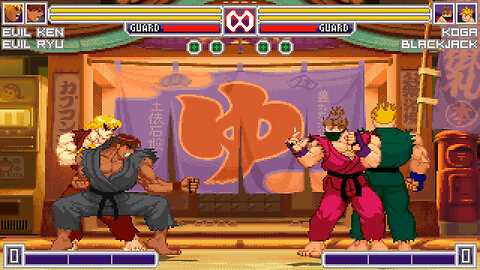 MUGEN - Evil Ryu & Evil Ken vs. Blackjack & Koga - Download