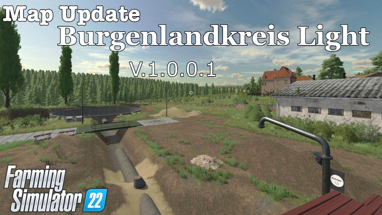 Map Update | Burgenlandkreis Light | V.1.0.0.1 | Farming Simulator 22