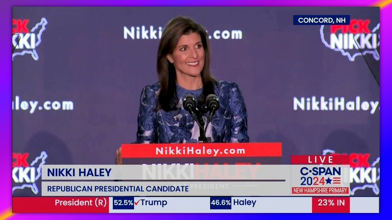 NIKKI HALEY'S IT'S NOT OVER YET SPEECH - "THERE ARE DOZENS OF STATES LEFT TO GO" 😆😂🤣🤡