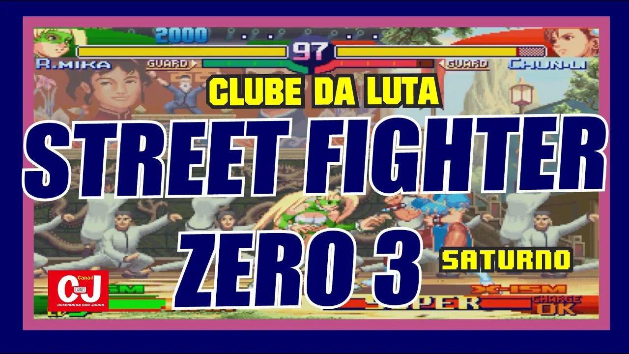 Clube da Luta | Street Fighter Zero 3 para o Sega Saturno!!