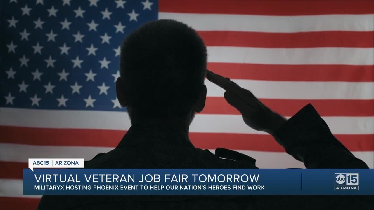 Companies looking to hire veterans in upcoming Phoenix virtual job fair