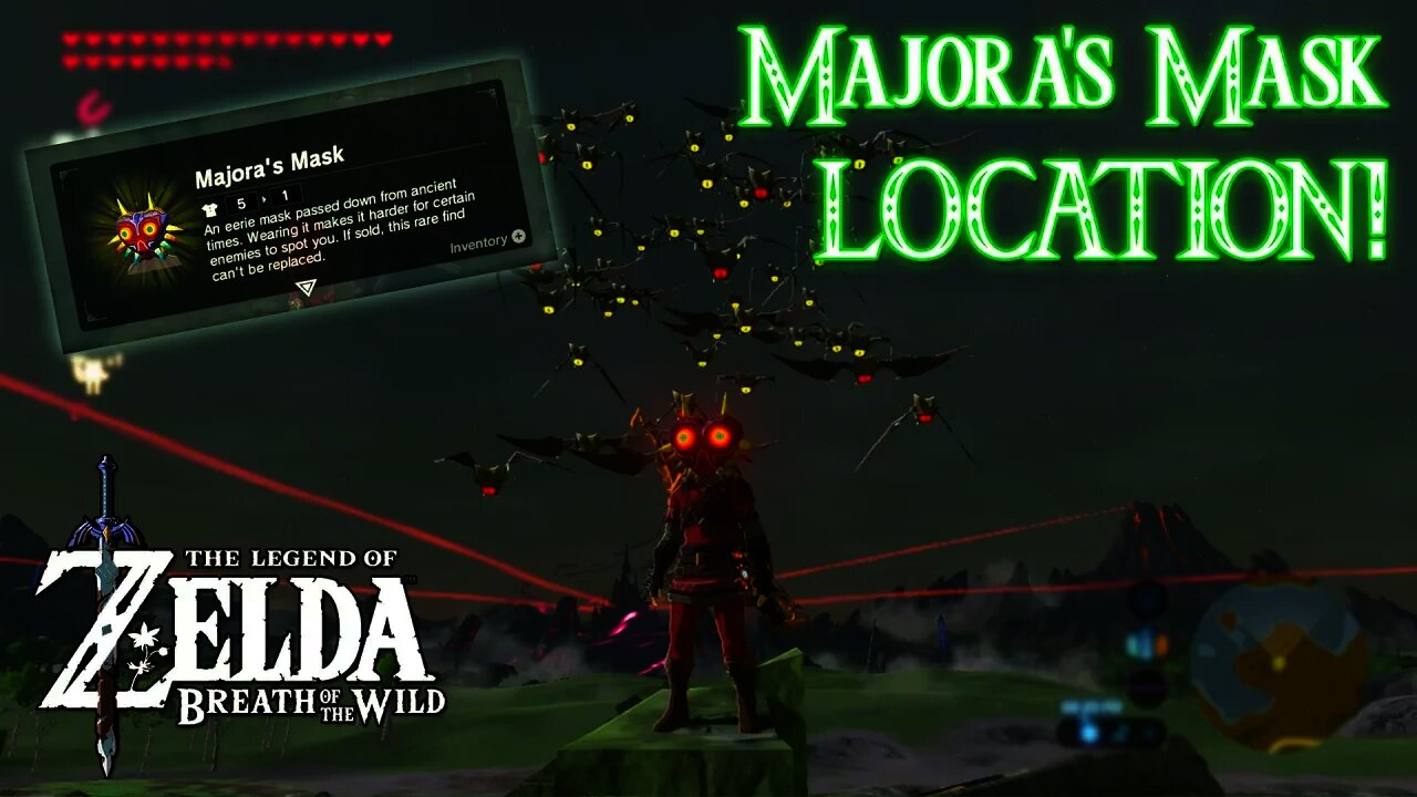 Majora's Mask Guide/Location! - Zelda Breath of the Wild "The Master Trials" DLC 1