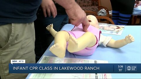 Infant CPR classes expanding to friends and family of parents in Manatee County