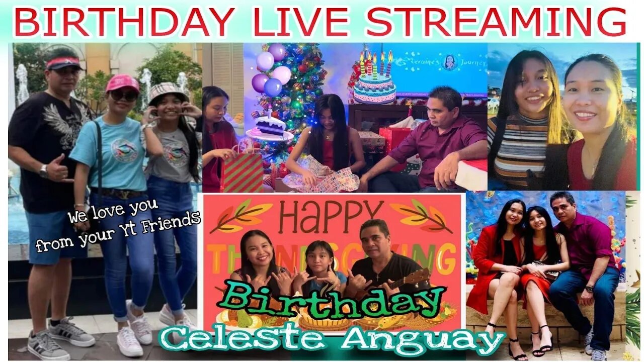 OUR BIRTHDAY LIVE CELEBRATION / A SPECIAL PERSON / CELESTE ANGUAY