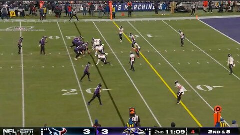 Baltimore Ravens First Touchdown Drive vs. Houston Texas