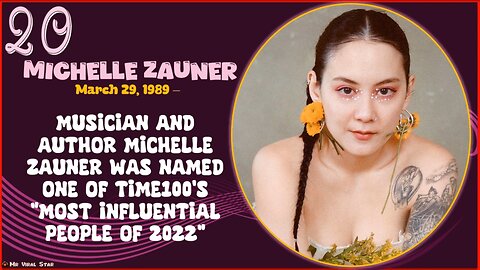 Michelle Zauner| Top 20 Trailblazing AAPI Women