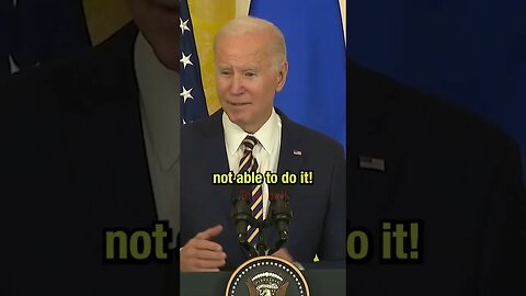 Biden's incomprehensible message to the Ukrainian people