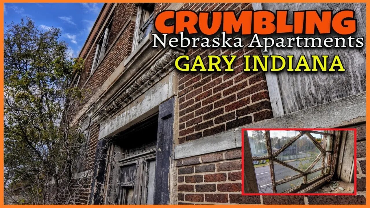 CRUMBLING Nebraska Apartments 4th Ave. Gary Indiana