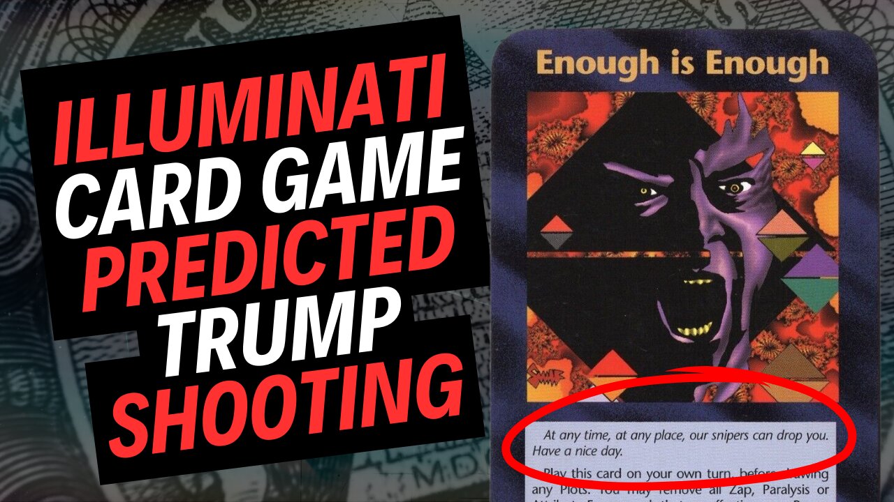 Illuminati Card Game Predicted Trump Shooting