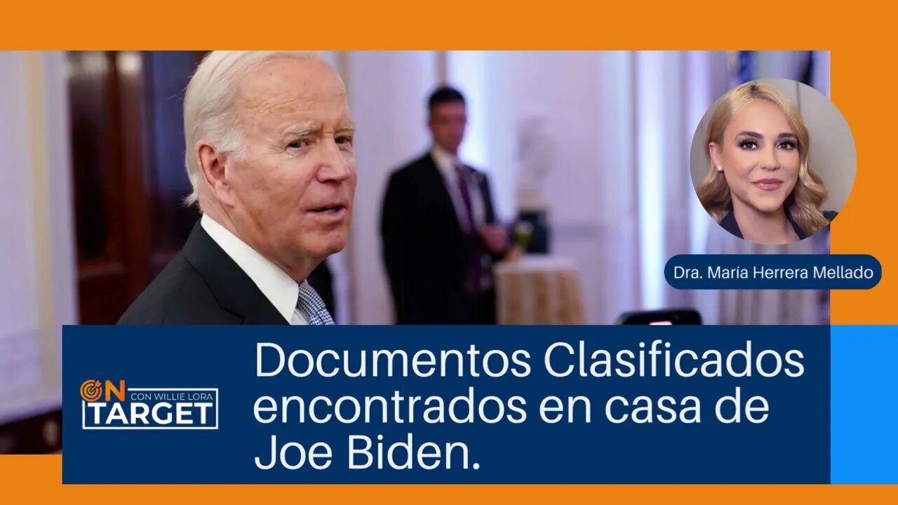 Documentos Clasificados encontrados en casa de Joe Biden.