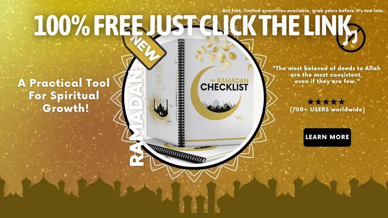 All-New Ramadan Checklist 2.0 for FREE!