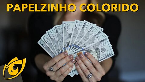 Por que usamos DINHEIRO de PAPEL?