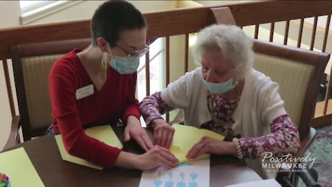 College students living with senior citizens celebrate graduation