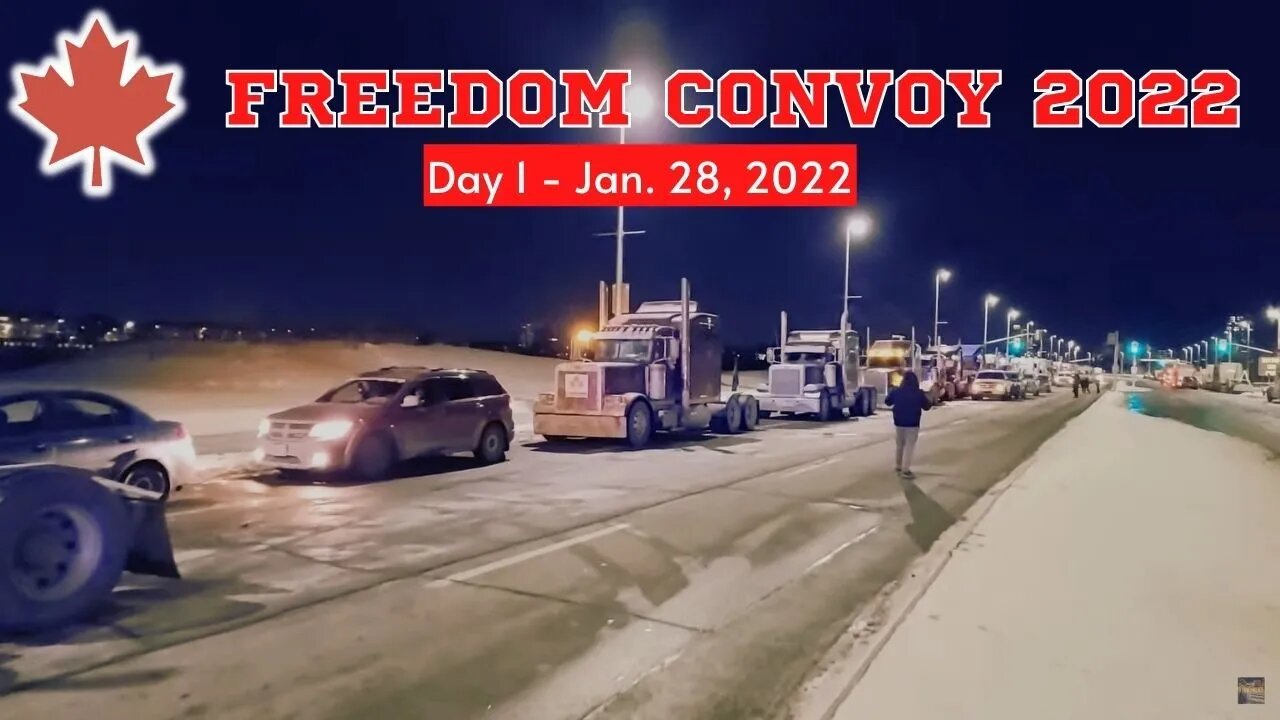 Re-Live The Freedom Convoy 2022 - @Ottawalks Coverage - Day 1, Jan. 28 2022