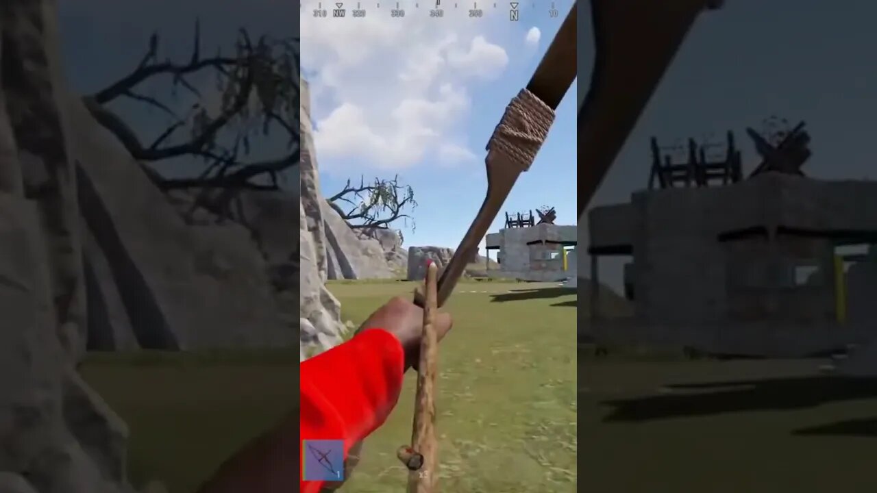 What Happens in Bow Training.... #shorts #rust #rustpvp