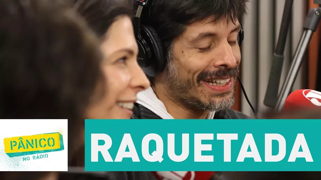 Helena Ranaldi comenta a raquetada que a personagem Raquel de Mulheres Apaixonadas levou | Pânico