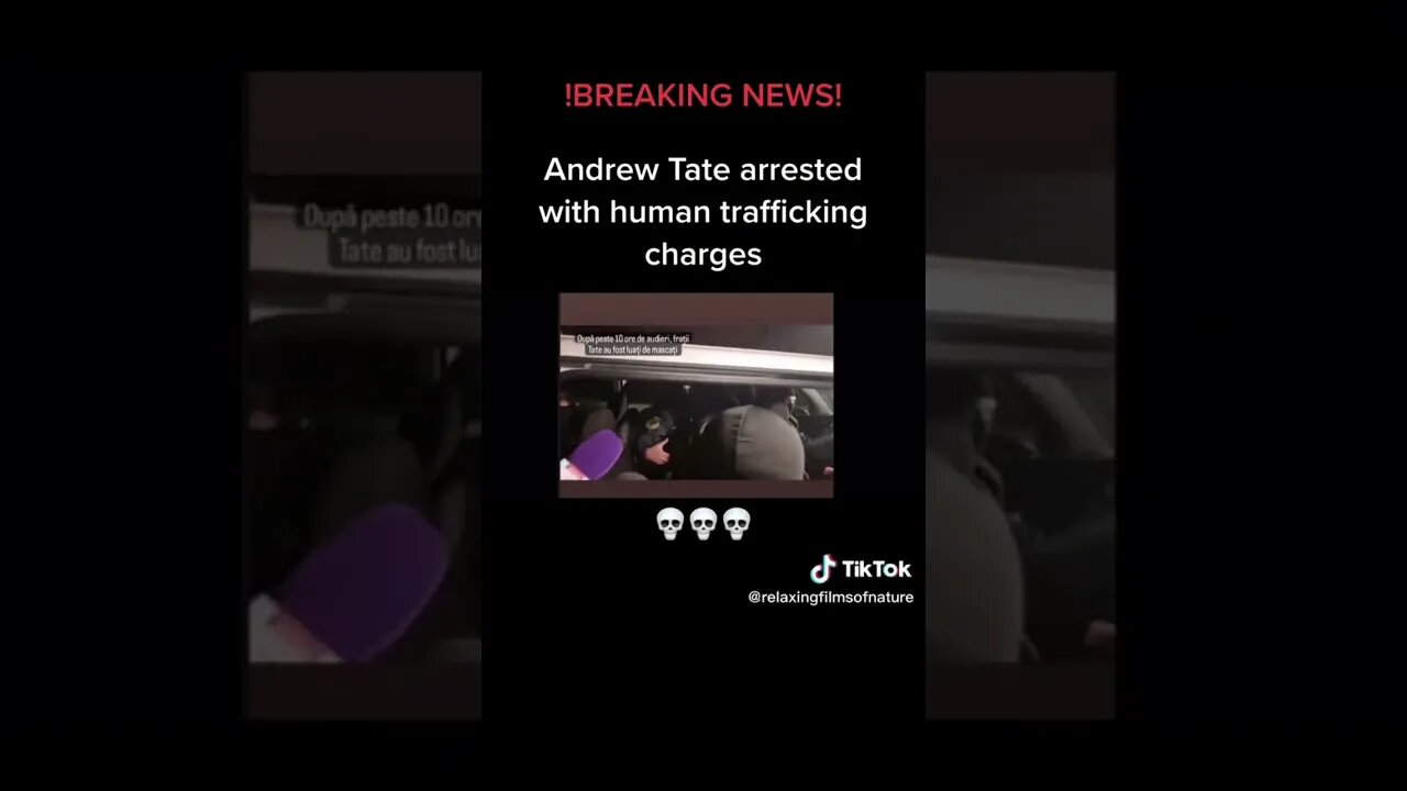 Andrew Tate Arrested! 💀🥵