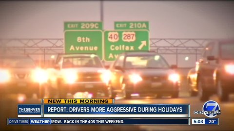 Report: Drivers more aggressive during holidays