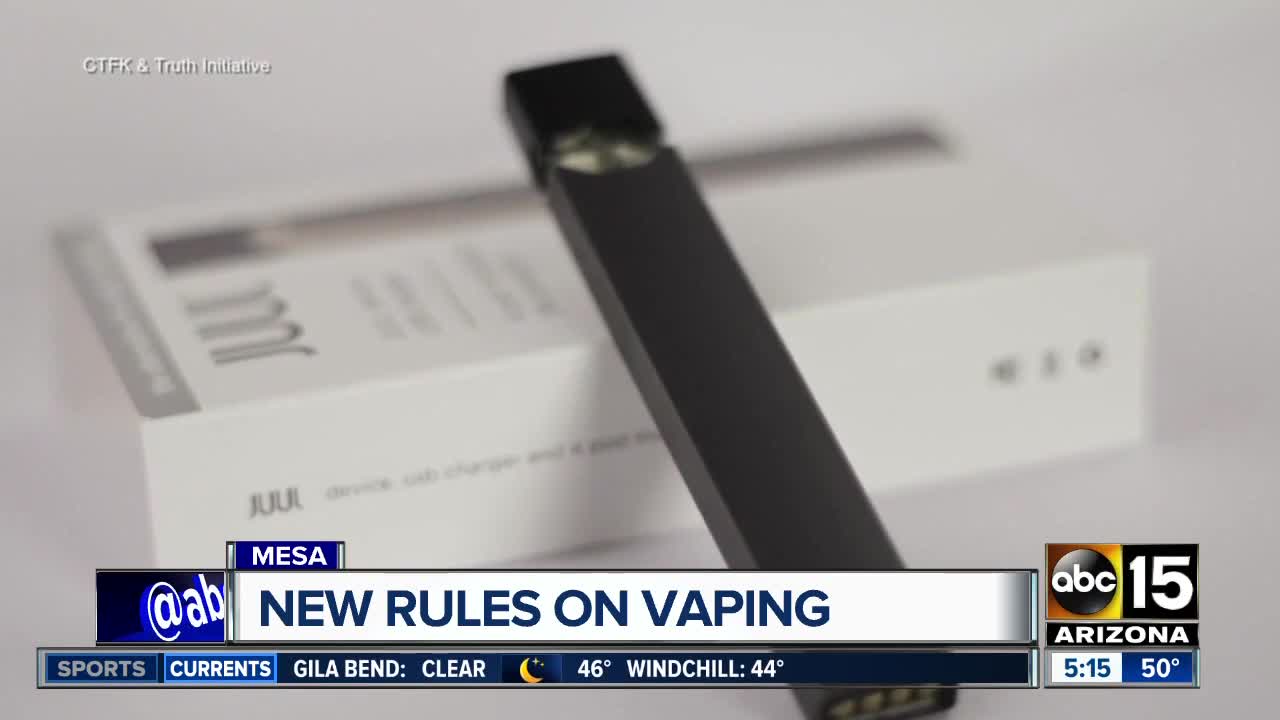 Mesa council adds vaping to citywide no-smoking regulations