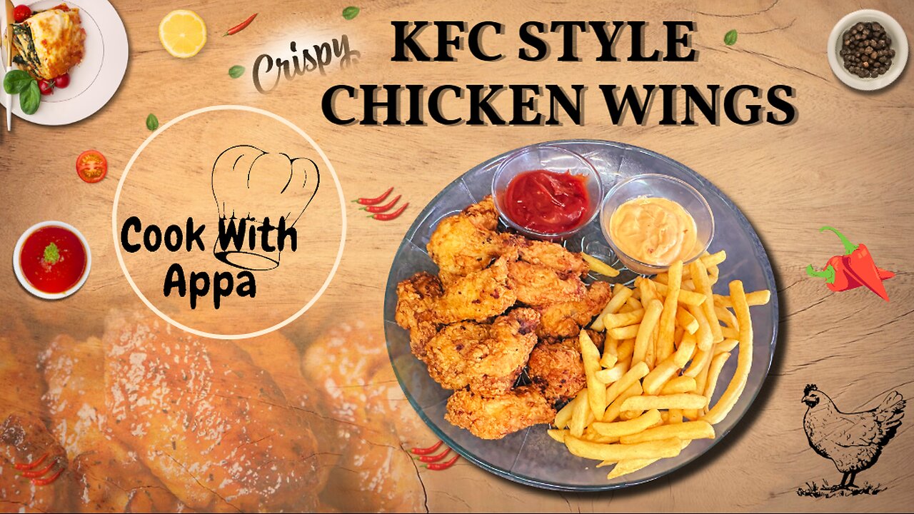 Crispy Chicken Wings KFC Style / Crispy Wings /Fried Chicken Wings #wings #chickenwingsfry #delious