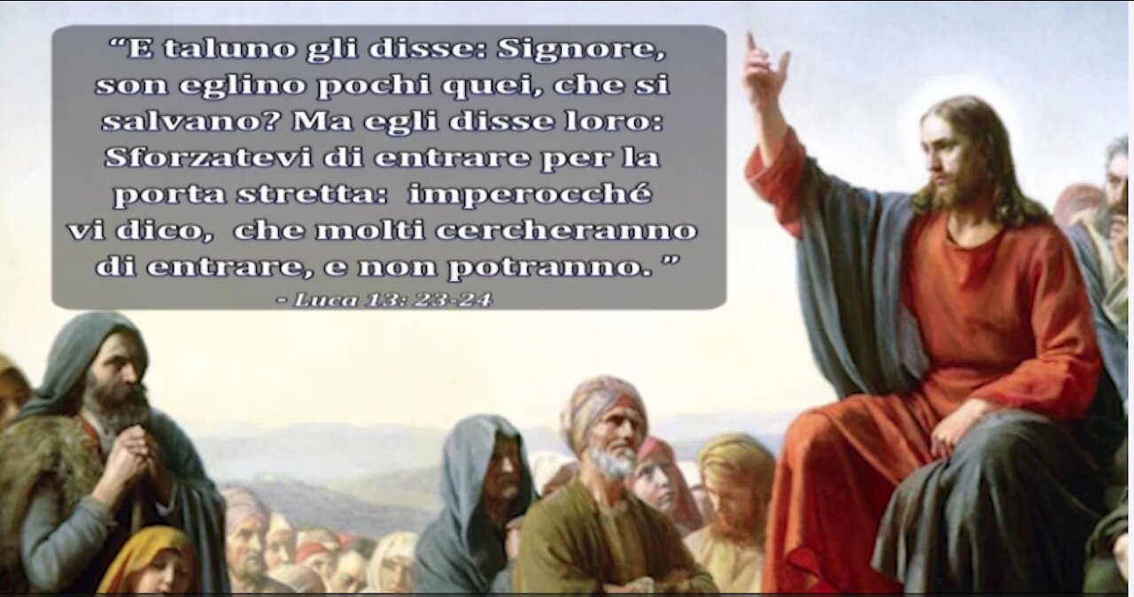 La Bibbia insegna che in pochi saranno salvati quindi non stupitevi quando tutta l'umanità verrà sterminata per i loro peccati contro Dio..Parola del Signore