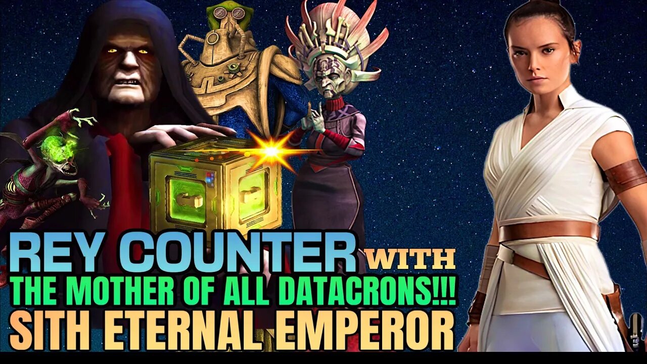 [5v5] REY COUNTER w/SEE SQUAD + INSANE!!!! DATACRON! - SWGOH/TW