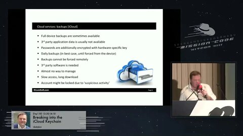 vkatalov Breaking into the iCloud Keychain