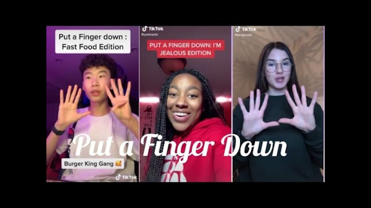 ✨PUT A FINGER DOWN CHALLENGE✨ TIKTOK COMPILATION