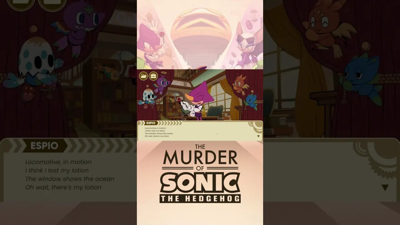 Espio's Legendary Poetry [The Murder of Sonic the Hedgehog]