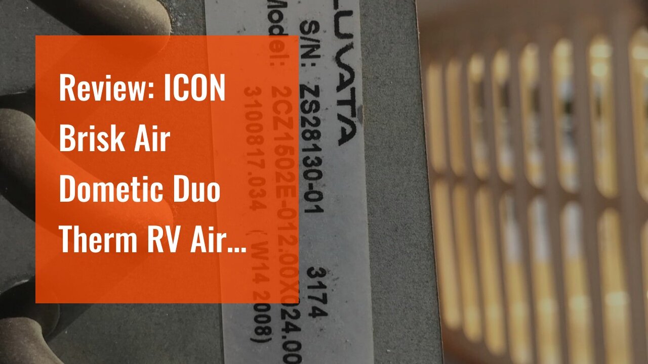 Review: ICON Brisk Air Dometic Duo Therm RV Air Conditioner Shroud, Old Style