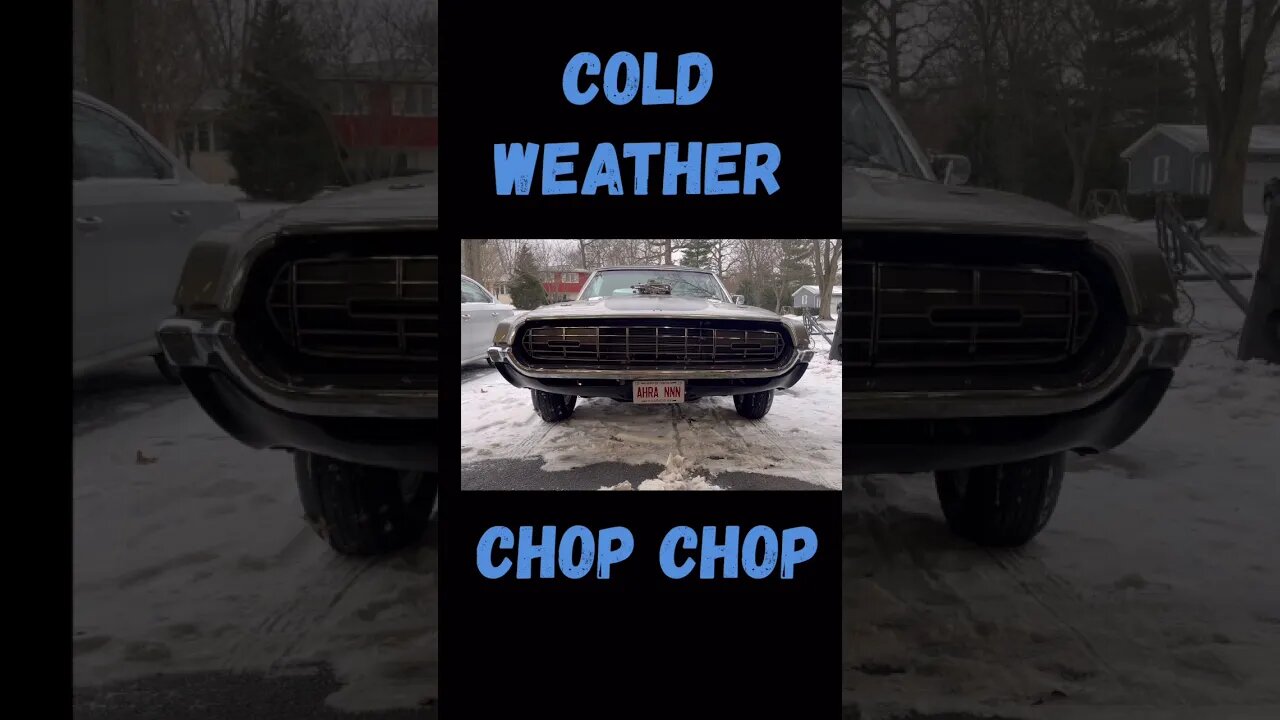 Cold Weather Big Block Chop Chop! #shorts