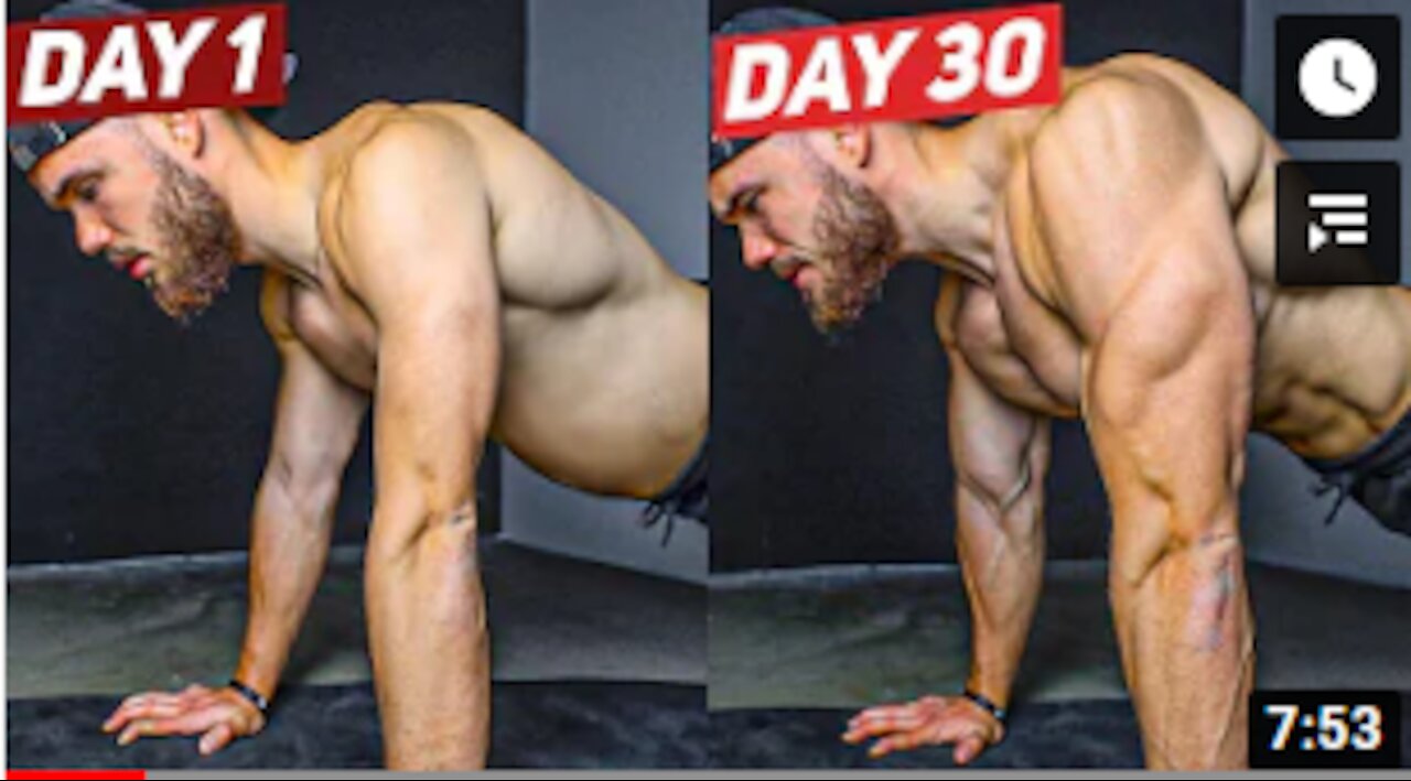 Push Up Challenge That Will Change Your Life (30 DAYS 100% RESULTS)