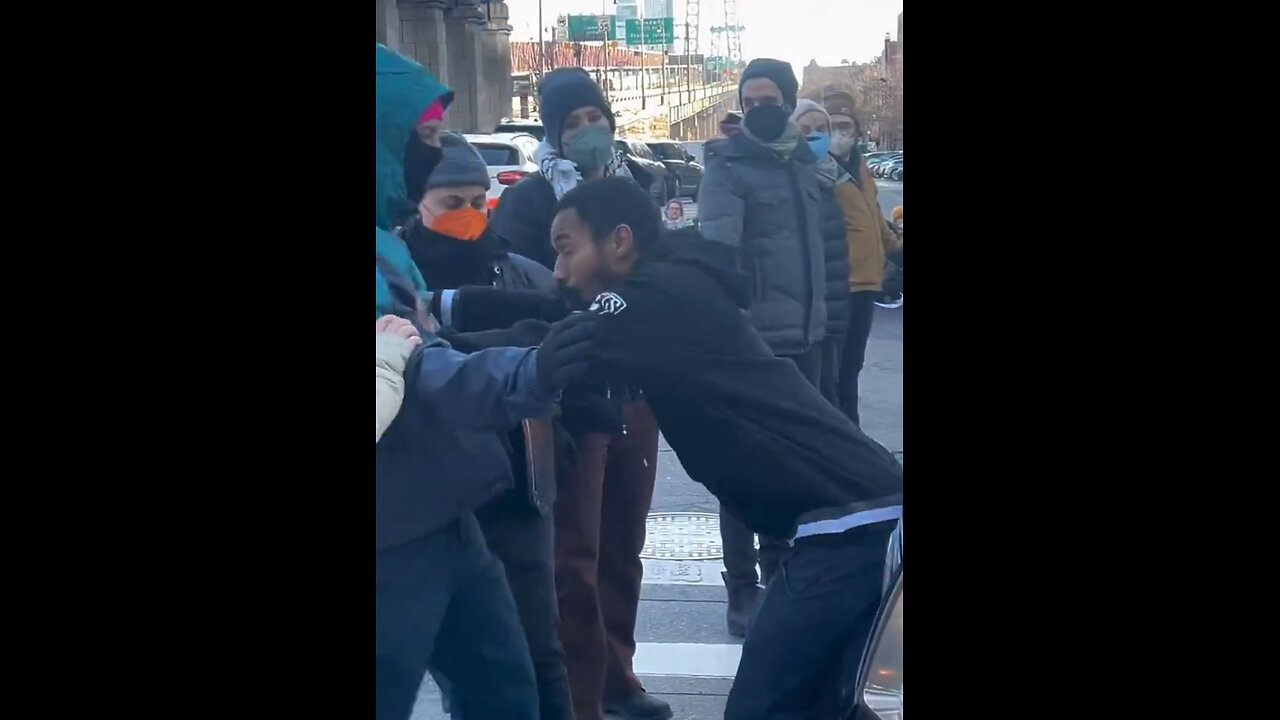 PISSED OFF Driver Has Had Enough of Pro-Hamas Protesters Blocking NY Traffic