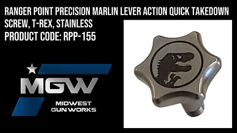 Ranger Point Precision Marlin Lever Action Quick Takedown Screw, T-Rex, Stainless - RPP-155
