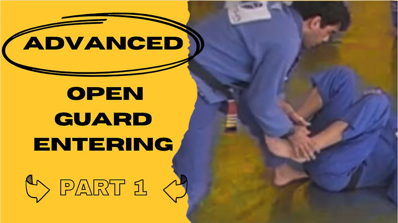 Advanced open guard entering: Proper base for entering open guard #BJJ (part 1)