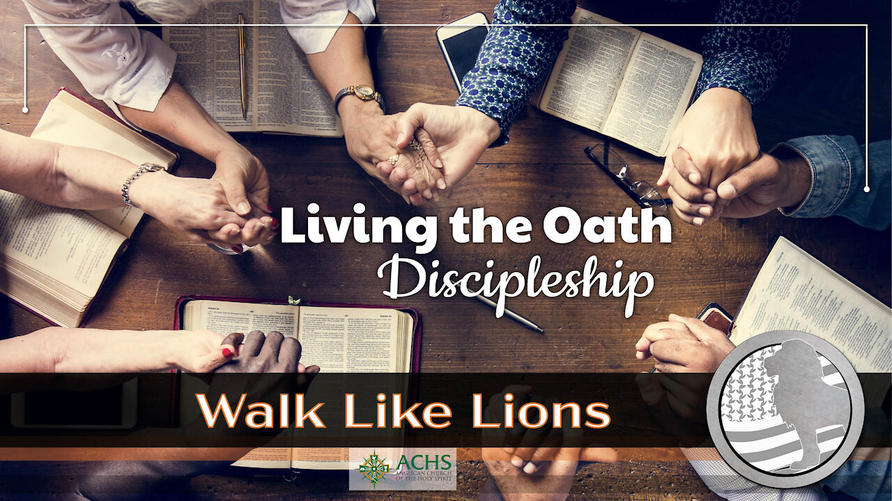 "Living the Oath, Discipleship" Walk Like Lions Christian Daily Devotion with Chappy Nov 20, 2020