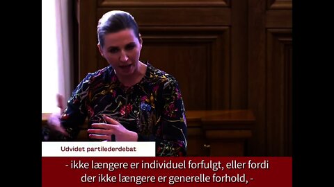 Mette Frederiksen afslører igen sig selv som falsk udlændingestrammer ved at snakke udenom!