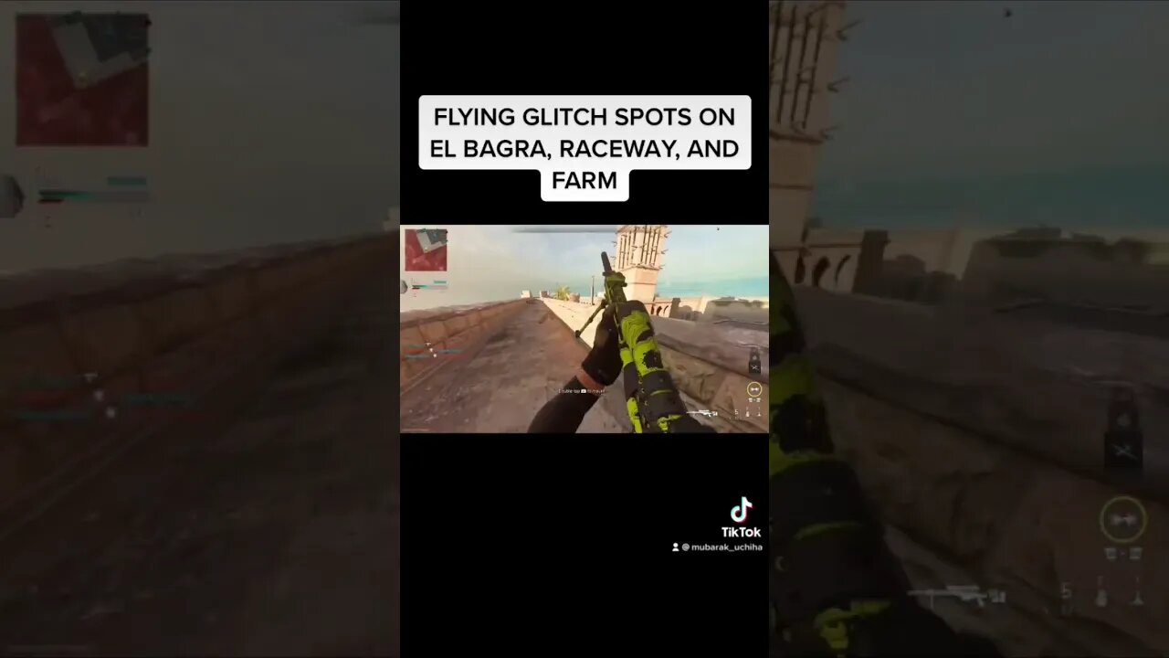 Flying Glitch in Farm, El Bagra, and Raceway! #shorts #callofduty #mw2