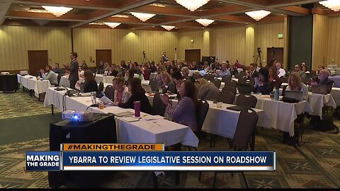 MAKING THE GRADE: Ybarra on the road for post-legislative "roadshow"