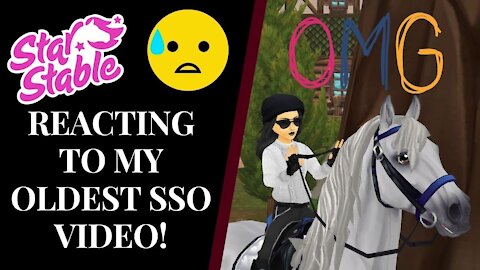 REACTING TO MY FIRST STAR STABLE VIDEO! 😲 Star Stable Quinn Ponylord