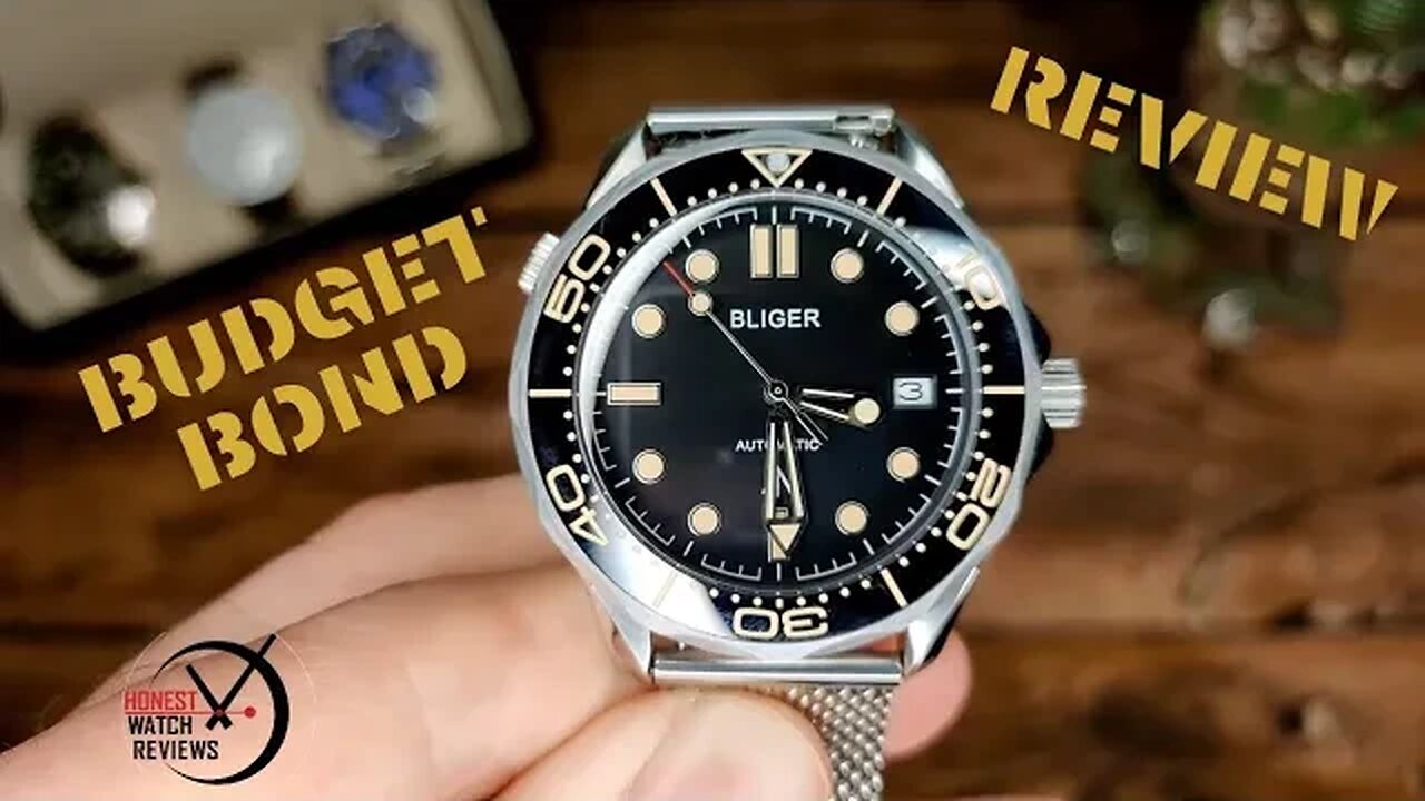 🍸 Bliger 'No Time To Die' Version 2 NH35 Seamaster Homage Budget Bond 🍸 Honest Watch Review #HWR