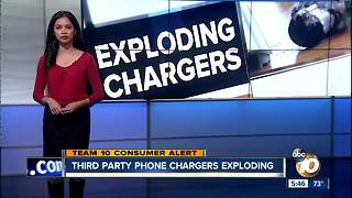 Woman warns about third-party chargers