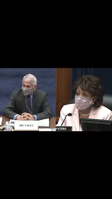 Maxine Waters GUSHES Over Dr. Fauci, Tells Him "I Love You" in Hearing