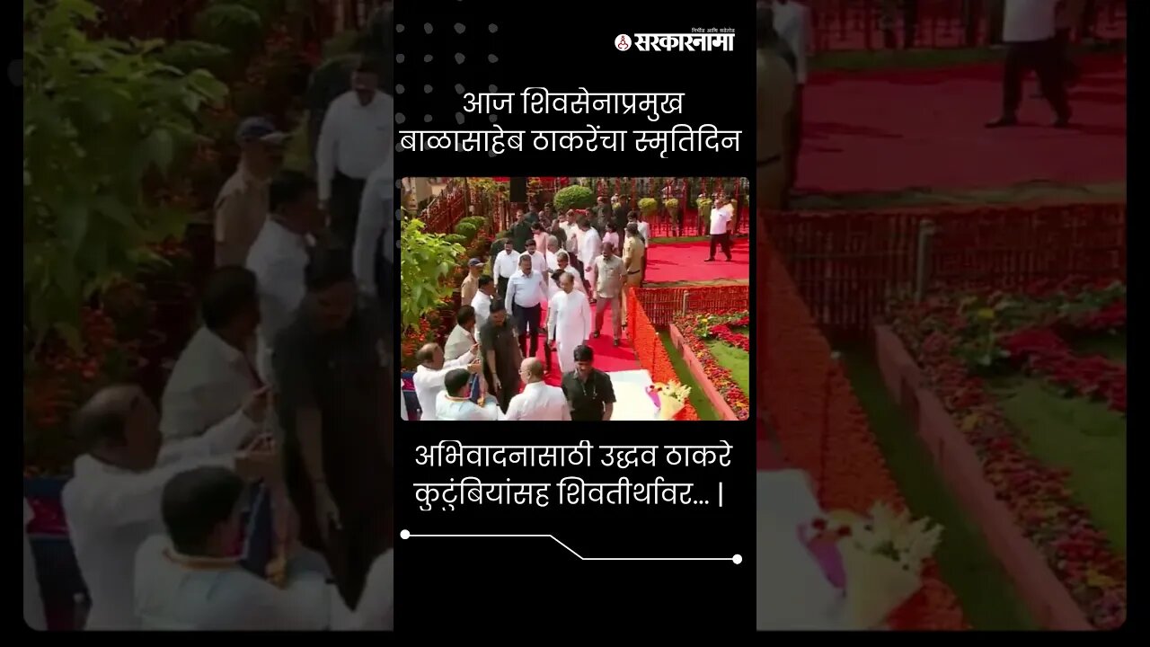 #Shorts | अभिवादनासाठी उद्धव ठाकरे कुटुंबियांसह शिवतीर्थावर... | shivaji park | Uddhav Thackeray |