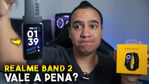 Realme Band 2 - COMPLETA e BARATA? Unboxing e detalhes