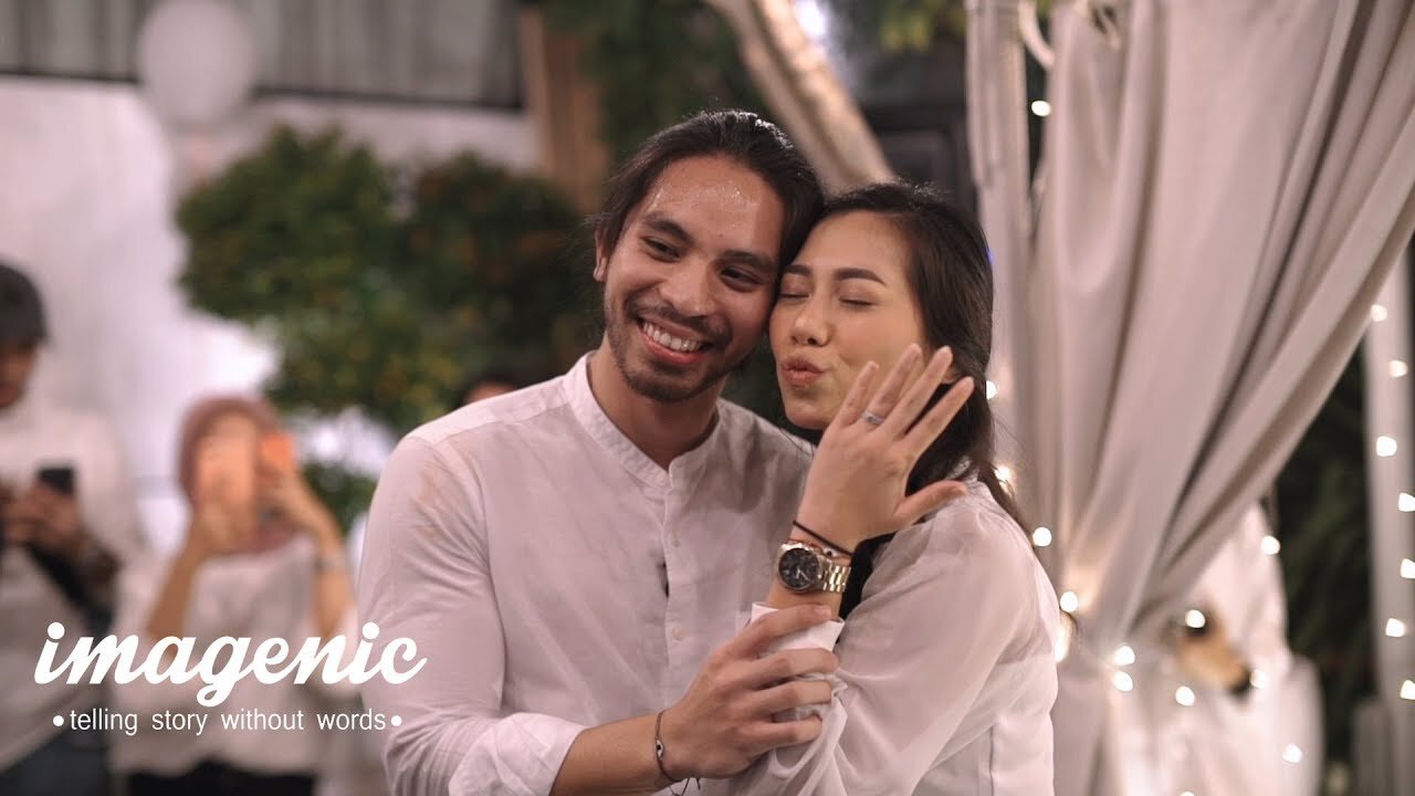 wedding proposal Abel Chantika & Ray Rafi