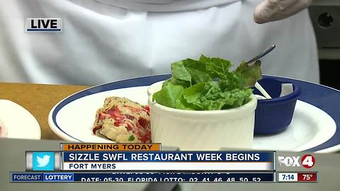 Sizzle SWFL Restaurant Week raises money for FGCU student scholarships - 7am live report